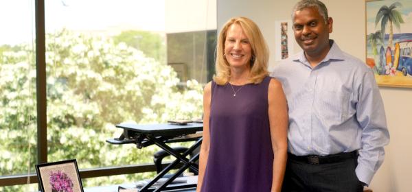 Dr. Lakshmi Prasad Dasi in his office