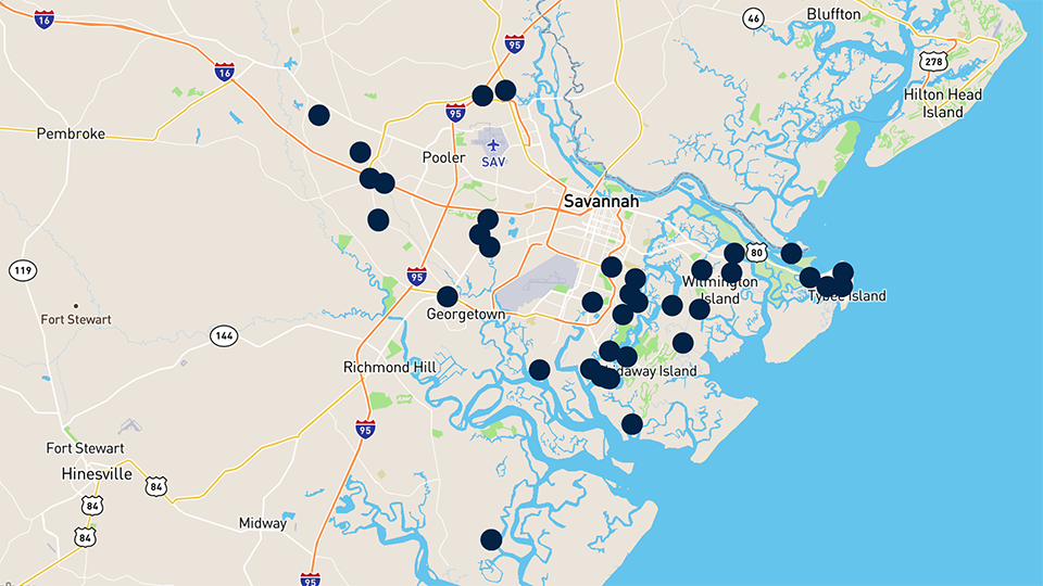 Sea Level Sensors placement image