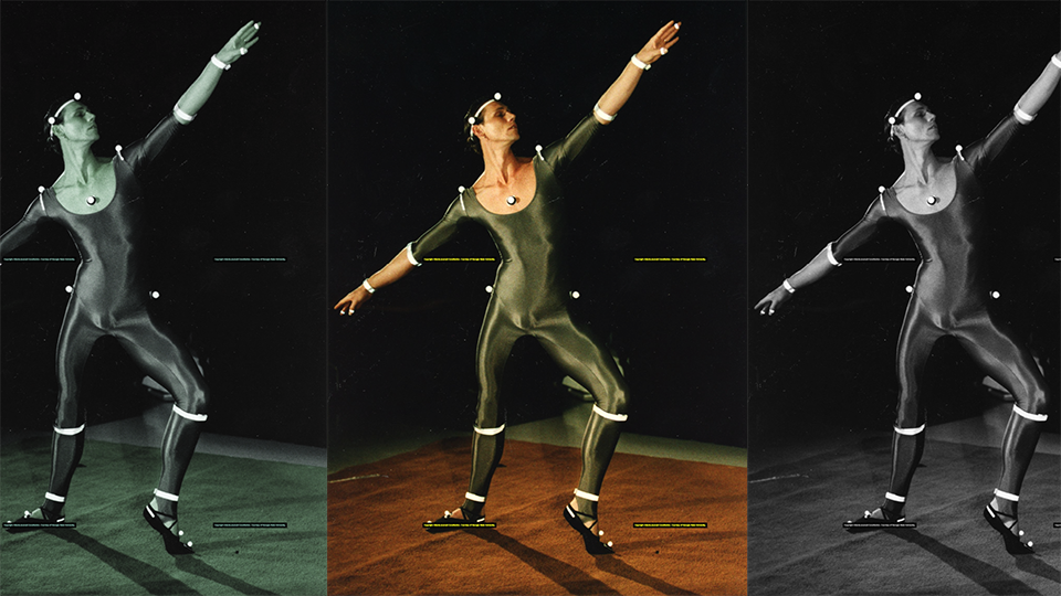 Atlanta Ballet Dancer wearing motion sensors