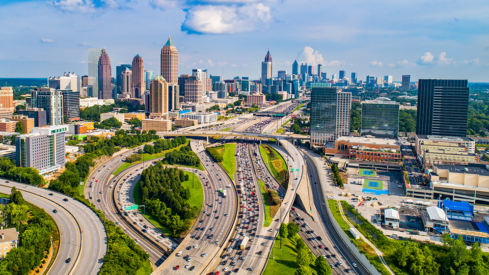 Atlanta City Skyline picture