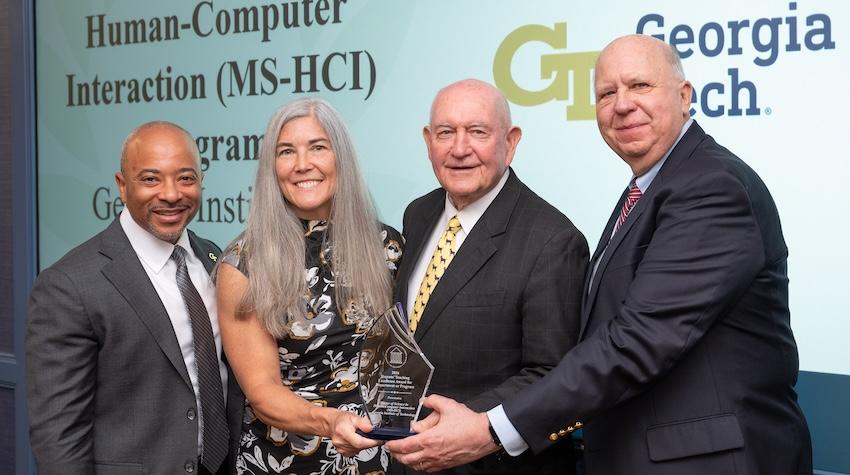 Raheem Bayeh, Carrie Bruce, Sonny Perdue, Dick Henneman
