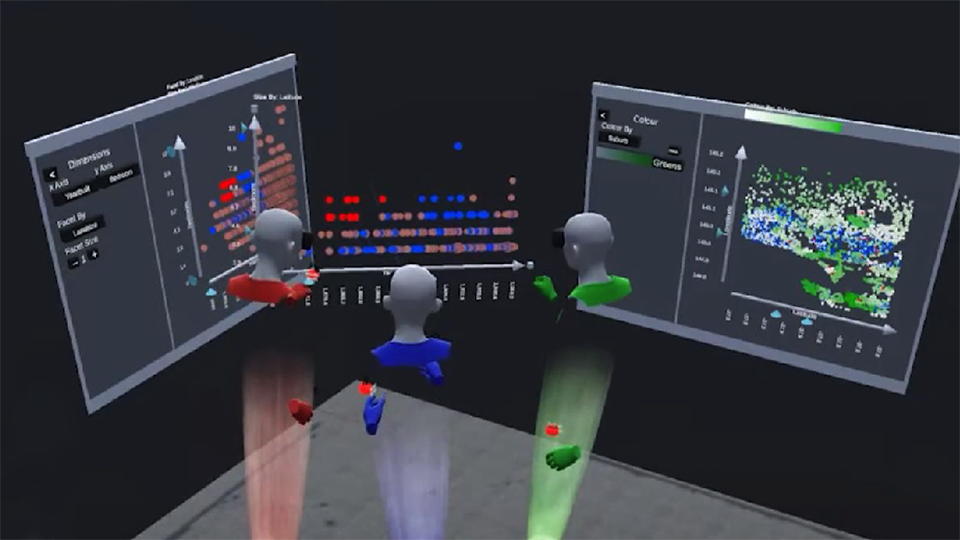 Yalong Lab2 people looked at VR screens